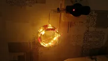 Christmas-Light Timer Decoration Led-String Copper-Wire-Garland Remote-Control Waterproof