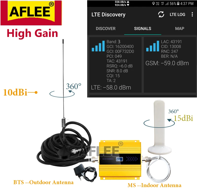 Big Sale!!1800Mhz LTE GSM 4G Cellular Amplifier 