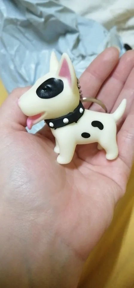 CUTE BULL TERRIER KEYCHAIN photo review