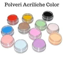 Набор 18 Polveri Acriliche цвет смешанный цвет для Unghie, ricostrzione Unghie, Nail Art, Polishgel, allumgamento acrilico