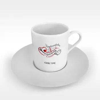 

Personalized Professional Kardıovaskuler Cerrah Turkish coffee Cup-1