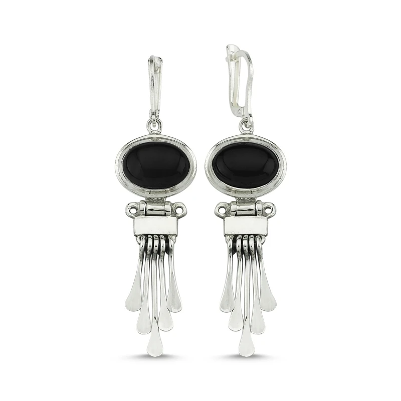 

Armagano Onyx Gemstone Dangle Hand Handwork Earrings