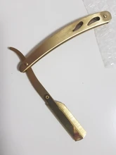 Razor-Holder Blades Barber-Tools Hair-Razor Shaving-Knife Folding Stainless-Steel Straight