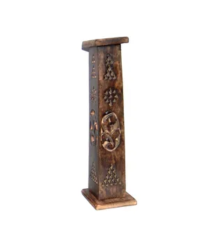 

Censer Tower - Base and Tower - Wood - Openwork Flower
