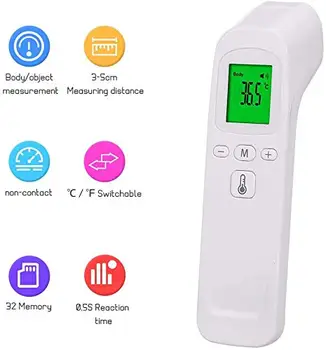 

Infrared thermometers, remote, digital thermometers, with LCD display, non-contact thermometers.