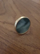 Furniture-Handles Door-Knobs Drawer Pulls Cupboard Shell-Resin Cabinet Kitchen Brass