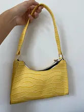 Bolso de compras exquisito para mujer, bolsos grandes de hombro informales Retro, bolso de mano con cadena de Color sólido de cuero para mujer 2020