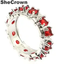 24x7 мм красивый красный кровяной рубиновый подарок для дам серебряные кольца для изготовления ювелирных изделий