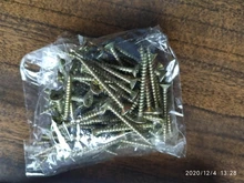 Envío Gratis 50 Uds Cruz cabeza-tornillo de rosca seca clavos de pared con cabeza plana tornillo de madera de fibra de uñas m4