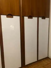 Glossy Wallpaper Wardrobe Decorative Cabinet Furniture Bedroom Self-Adhesive Solid-Color