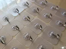 Colgadores de pared de puerta autoadhesivos transparentes para 20 piezas, ganchos de succión de carga pesada, ventosa de taza para cocina y baño