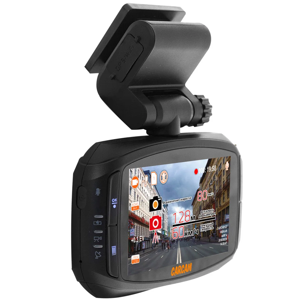 Super HD DVR видеорегистратор и GPS информер CARCAM Q7