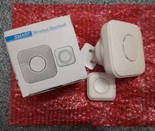 PGST-timbre de puerta inalámbrico para el hogar, luz LED con enchufe de EE. UU./UE, timbre de bienvenida inteligente, PJ16