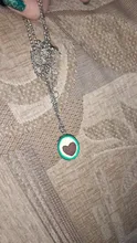 OATHYAN-colgantes de aguacate y fruta para mujer, collar de cadena larga con forma de corazón, joyería