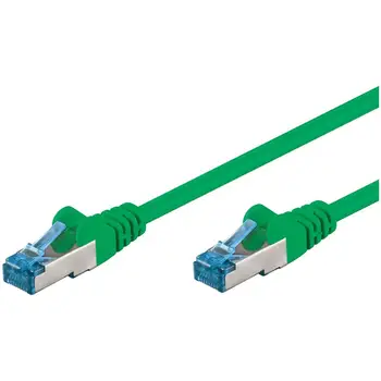 

ICOC LS6A-010-GREEN-copper network cable Patch Cat. 6A green LSZH SFTP 1m