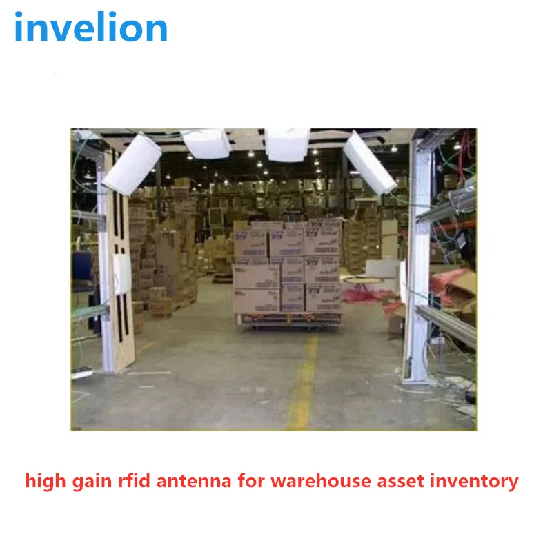 

Free express shipment 12dbi circular uhf rfid antenna 865-868mhz 902-928mhz long range for warehouse asset inventory management