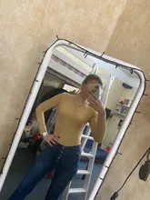 Body negro de manga larga con cuello redondo para mujer, Top blanco Sexy, ropa de calle, traje, catsuit, Primavera e Invierno