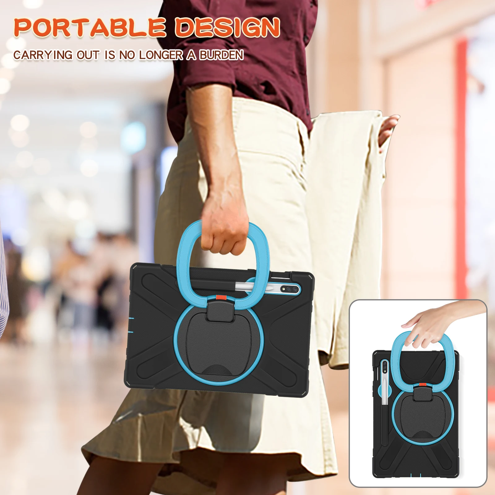 para samsung galaxy tab ultra plus fe caso suporte magnético capa com suporte de lápis para lite