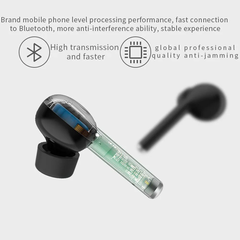 TW40 Bluetooth гарнитура, беспроводная гарнитура, Bluetooth 5,0, стерео, портативная гарнитура, для занятий спортом, бега, вождения, наушники, легко носить с собой
