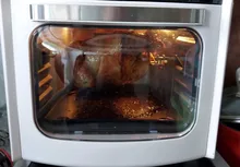 MIUI - Asador de Pollo Eléctrico 5 en 1, Horno de 360º MI-CYCLONE de 10L/12.7QT, Deshidratador Asador LED de gran capacidad, Freidora grande para uso doméstico