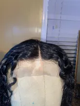 Pelucas de cabello humano malayo para mujeres negras, Bob corto de cabello humano rizado con cierre de encaje 4x4, prearrancado con pelo de bebé
