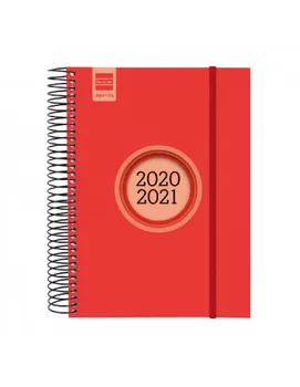 

Spiral AGENDA course ESPIR LABEL E10 1DP 20-21 Red +