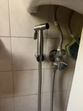 Faucet-Sprayer Shower-Head Toilet Bidet Bathroom Stainless-Steel Self-Cleaning No-Punch