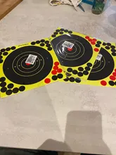 Lote de 10 Uds. De adhesivos de 8 pulgadas de reactividad con flores de salpicaduras de Color, adhesivos de destino ligeros, objetivo de reactividad duradero