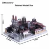Microworld 3D Metal Puzzle Spain Burgos Cathedral Building Model Assemble Kits Laser Cut Educational Jigsaw Toys Gifts For Adult 3