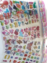 3D Stickers Scrapbooking Bullet Journal Variety-Pack Animal Toddlers Kids 20sheets 