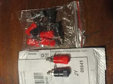 Nut Jack-Connector Banana-Socket Binding-Post Nickel-Plated Black 10pcs for 4mm Red Professional