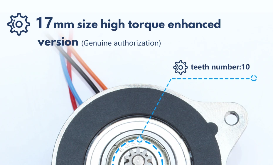 Orbitadora Sherpa Ender3 CR10 BLv, Motor 10T, NEMA14, 36mm, 17mm