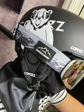 COPOZZ-Gafas de esquí magnéticas OTG para hombre y mujer, máscara de Snowboard para hombre y mujer, gafas personalizadas, protección cilíndrica UV400, gafas de nieve para adulto