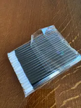 Juego de pinceles desechables para extensión de pestañas, kit de 100 unidades de cepillos para extensión de pestañas, microcepillos de hisopo, herramientas individuales de eliminación de pestañas, aplicadores