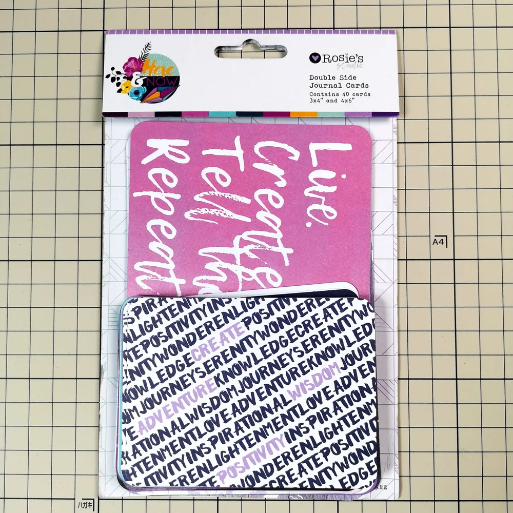 

CRZCrafter Cardboard Journaling cards Double sided printing Scrapbooking Project album Journal cards embellishments