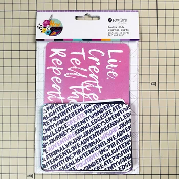 

CRZCrafter Cardboard Journaling cards Double sided printing Scrapbooking Project album Journal cards embellishments
