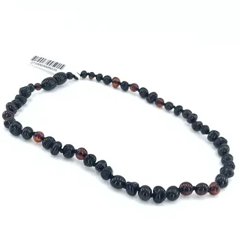 

Dark Pine Resin Amber Baby Amber Necklace