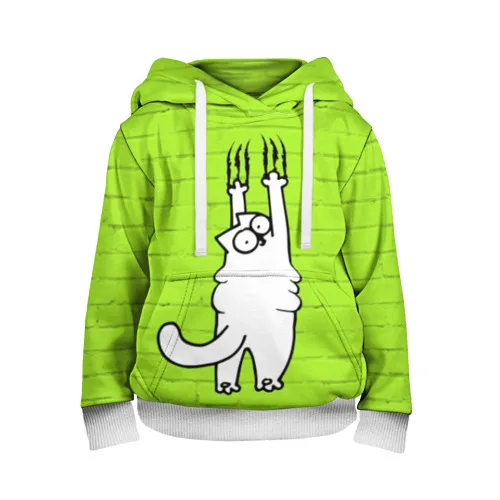Детская толстовка 3D Simon's cat 3 | Мать и ребенок