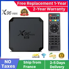 

Best Iptv Box X96 mini 5G Android tv box 9.0 1G 8GB 2G 16GB x96 Amlogic S905W smart ip tv M3U set top box ship from France