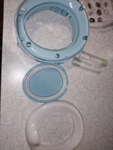 TYRY HU bebé olla portátil de silicona bebé orinal asiento de entrenamiento 3 en 1 de asiento de inodoro plegable azul Rosa niños Baño