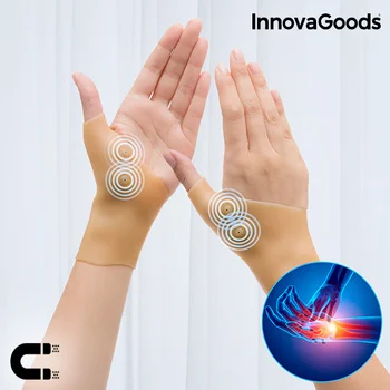 

Compression wrist bands with magnetic points InnovaGoods (2 pack)