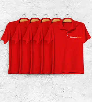 

Special corporate Logo Printed 1. Quality Red Polo Collar T-Shirt (5 Pcs)