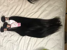 Bundle Frontal Lace Human-Hair Transparent Straight Brazilian Ali with 13x4