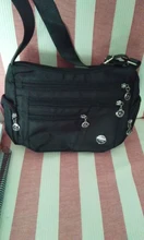 Bolso de hombro de nailon Oxford para mujer, bandolera de viaje de gran capacidad, resistente al agua