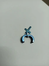 Pendientes Piercing falsos de acero inoxidable para mujer y hombre, pendientes sin perforación, Cruz, gótico, Punk, Rock, 1 unidad