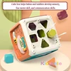 Musical Activity Cube Toys For Toddlers Baby 0-18 Months Educational Learning Toys Newborn Gifts Shape Sorter Multifunction Toys 5