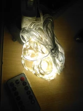 Christmas-Decorations Light Ornament Garland Curtain-String Flash-Fairy Happy Home-Room