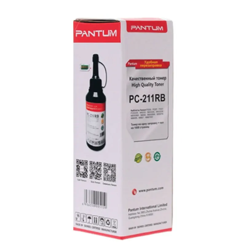 Заправочный набор PANTUM PC-211RB для Series P2200/2500/M6500/6550/6600 черный флакон чип | Компьютеры и