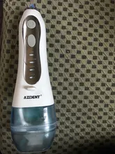 Azdent-irrigador Oral eléctrico portátil, 3 modos, hilo Dental de agua inalámbrico, recargable por USB, limpiador bucal de 300ml
