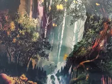 Tapestry Castle Trippy Mushroom Fantasy-Decor Wall-Hanging Forest Dorm Butterfly Colorful